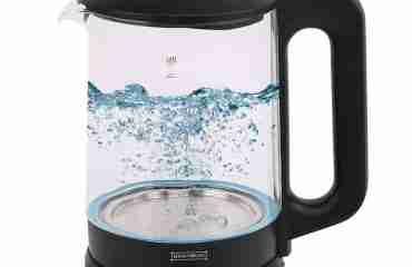 Bollitore per acqua in vetro RoyaltyLine RL-GWK 2200W Fondo con luce LED 1.7L