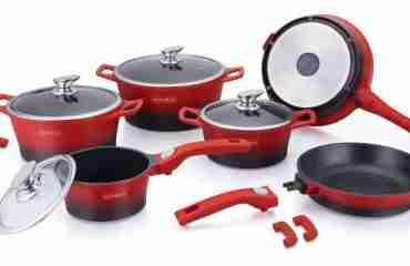 Set Pentole 14 Pezzi - Royalty Line Rivestimento Marmo